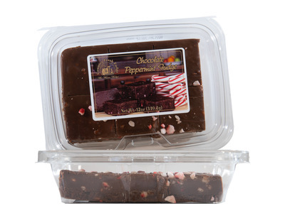 Chocolate Peppermint Fudge 8/12oz