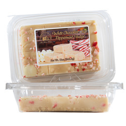 White Chocolate Peppermint Fudge 8/12oz