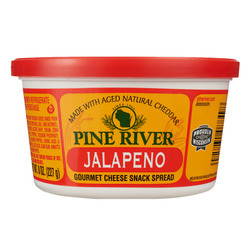 Jalapeno Gourmet Cheese Snack Spread, Shelf Stable 12/8oz