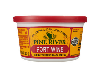 Port Wine Gourmet Cheese Snack Spread, Shelf Stable 12/8oz