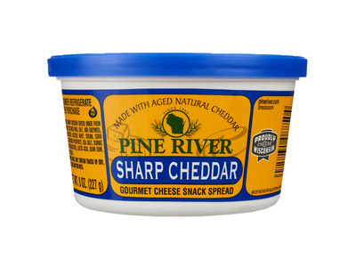 Sharp Cheddar Gourmet Cheese Snack Spread, Shelf Stable 12/8oz