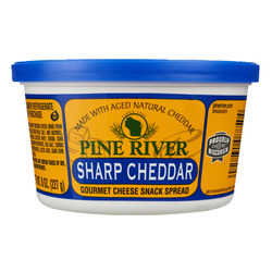 Sharp Cheddar Gourmet Cheese Snack Spread, Shelf Stable 12/8oz