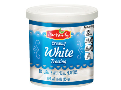 Ready-to-Spread White Frosting 8/16oz