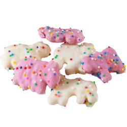 Pink & White Yogurt Celebration Animal Crackers 9lb