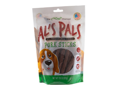 Al's Pals All Natural Dog Treats - Pork Sticks 12/7.8oz