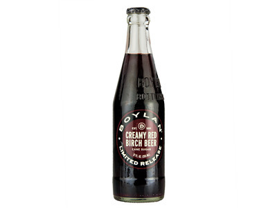 Boylan Cane Sugar Soda, Creamy Red Birch Beer 24/12oz