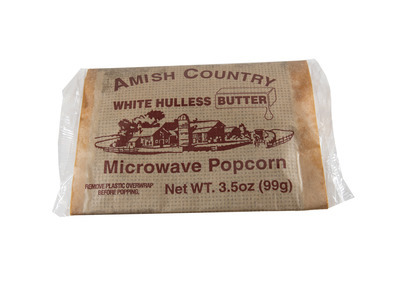 White Hulless Butter Microwave Popcorn 6-10/3.5oz