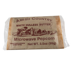 White Hulless Butter Microwave Popcorn 6-10/3.5oz