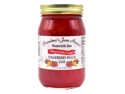 Strawberry-Peach Jam 12/16oz