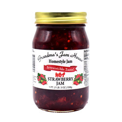 Hot Strawberry Jam 12/16oz