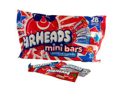 Airheads Mini Bars - Red, White & Blue 12/12oz