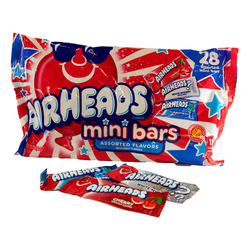 Airheads Mini Bars - Red, White & Blue 12/12oz