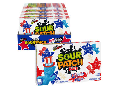 Red, White & Blue Sour Patch Kids Box 12/3.1oz