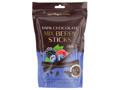 Dark Chocolate Mixed Berry Sticks 12/3.5oz