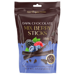 Dark Chocolate Mixed Berry Sticks 12/3.5oz