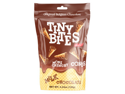 Milk Chocolate Tiny Bites Waffle Cones 12/4.24oz