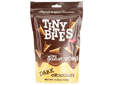 Dark Chocolate Tiny Bites Waffle Cones 12/4.24oz