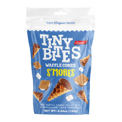 S'mores Tiny Bites Waffle Cones 12/4.24oz