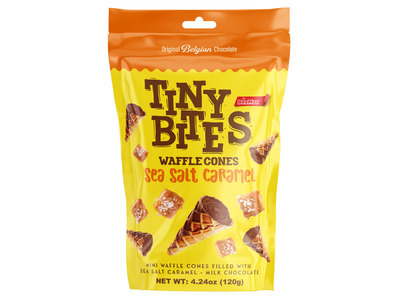 Sea Salt Caramel Tiny Bites Waffle Cones 12/4.24oz