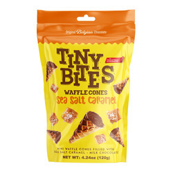 Sea Salt Caramel Tiny Bites Waffle Cones 12/4.24oz