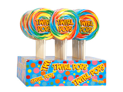 Rainbow Twirl Pops 24/1.5oz