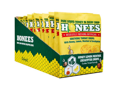 Honey Lemon Menthol Eucalyptus Drops 12/3.5oz