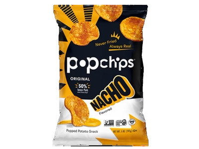 Nacho Popped Potato Chips 12/5oz