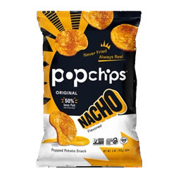 Nacho Popped Potato Chips 12/5oz