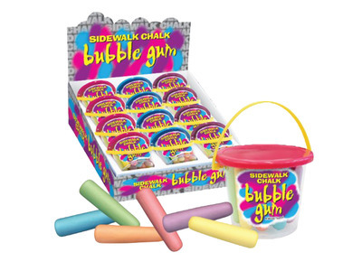 Sidewalk Chalk Bubble Gum 12ct