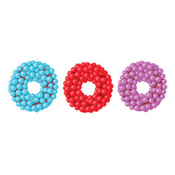 Candy-Coated Gummy Rings 4/5lb