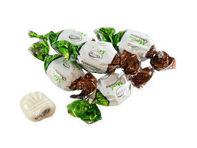 Chocolate Filled Mint Hard Candy 6lb