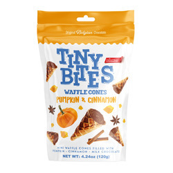 Pumpkin & Cinnamon Tiny Bites Waffle Cones 12/4.24oz