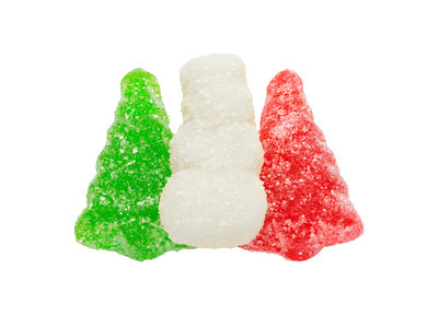 Sanded Gummi Trees & Snowmen 4/4.5lb