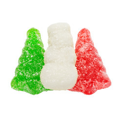 Sanded Gummi Trees & Snowmen 4/4.5lb