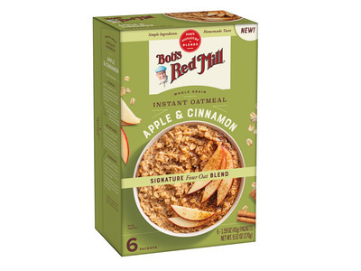 Apple & Cinnamon Instant Oatmeal 4/6-1.59oz