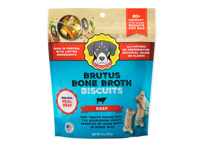 Bone Broth Beef Biscuits 6/8oz