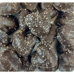 Dark Chocolate Sea Salt Caramel Hearts 11lb