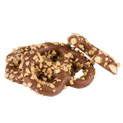 Milk Chocolate Pretzels with Toffee 15lb