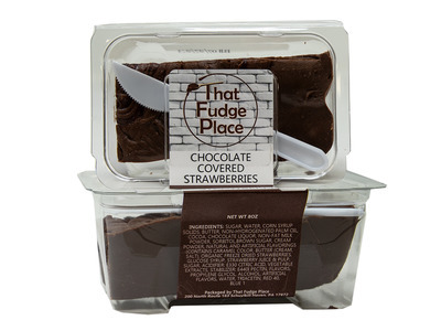 Chocolate Covered Strawberry Fudge 12/8oz