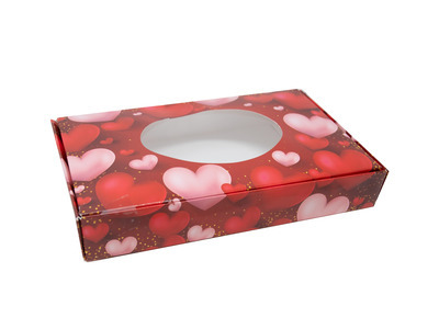 Valentine Candy Box with Oval Window 250ct