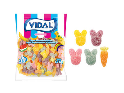 Sour Gummi Rabbits & Carrots 12/2.2lb