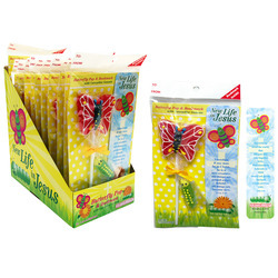 Butterfly Pop & Bookmark with Caterpillar Gummi 12ct