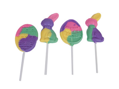 Tie Dye Easter Lollipops 24/1oz