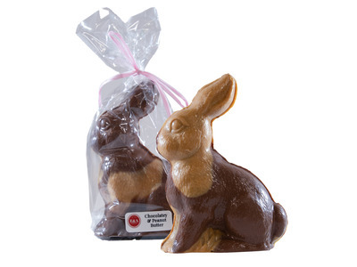 Peanut Butter & Chocolatey Mini Hollow Bunny 12/4oz