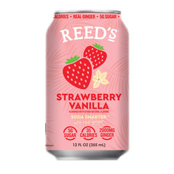 Strawberry Vanilla Functional Soda 12/12oz