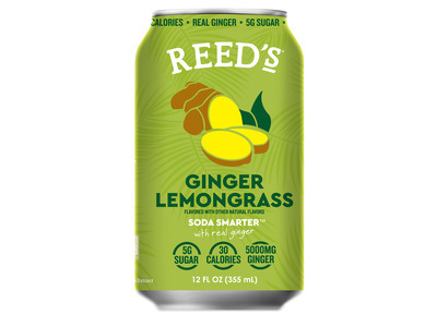 Ginger Lemongrass Functional Soda 12/12oz
