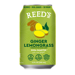 Ginger Lemongrass Functional Soda 12/12oz