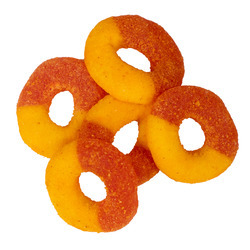 Chamoy Peach Gummy Rings 4/5lb