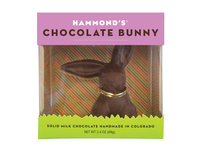 Solid Milk Chocolate Bunny 12/2.4oz