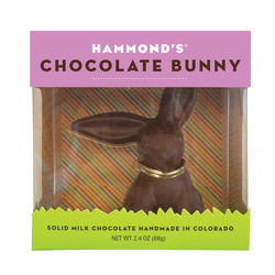 Solid Milk Chocolate Bunny 12/2.4oz